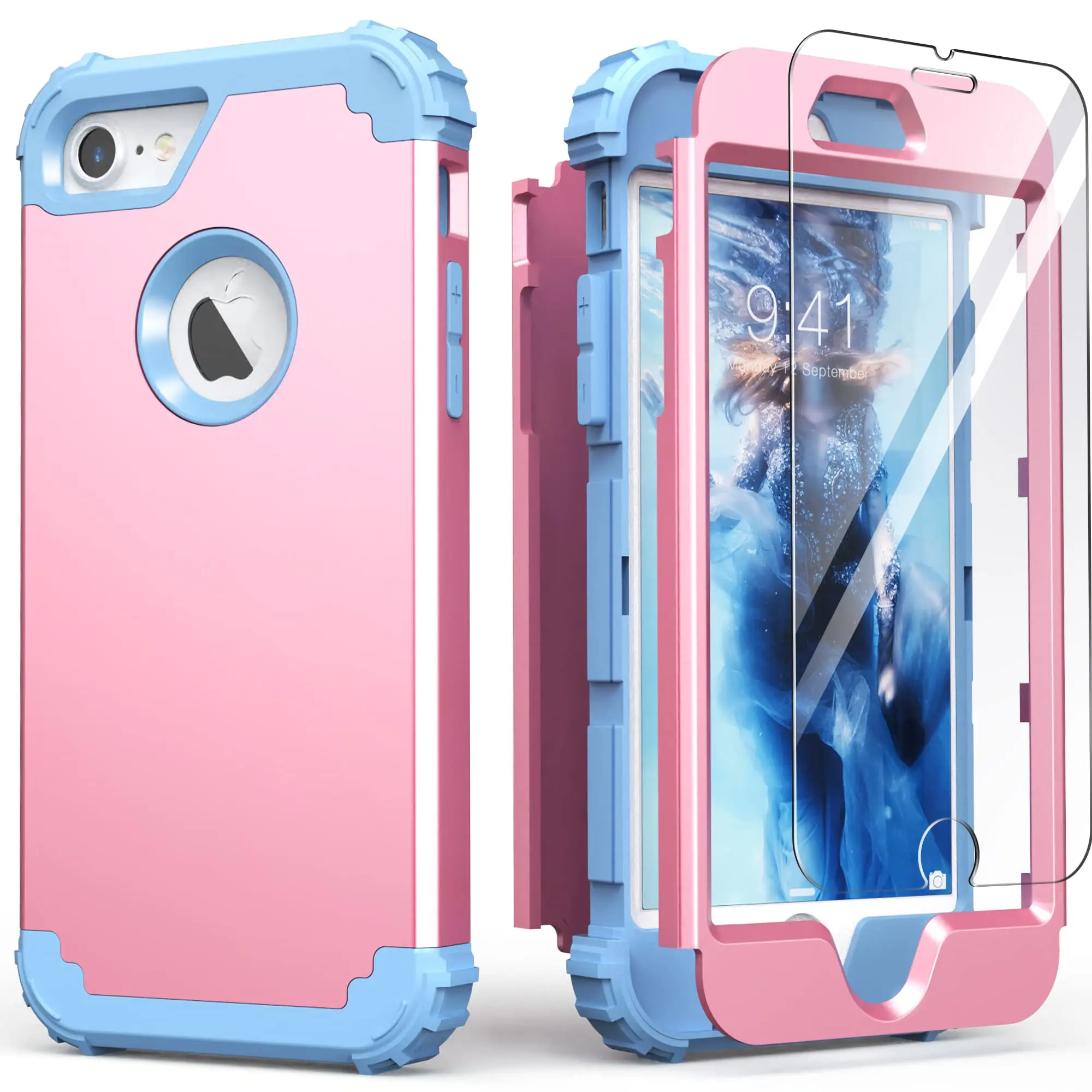 Pink/Light Blue