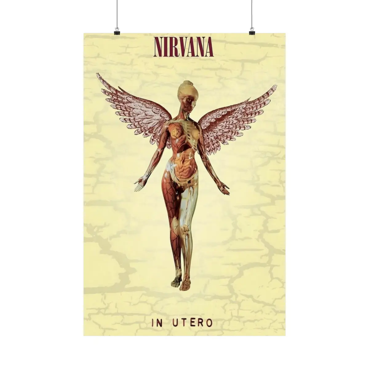 Nirvana Poster Wall Art Print for Office or Home