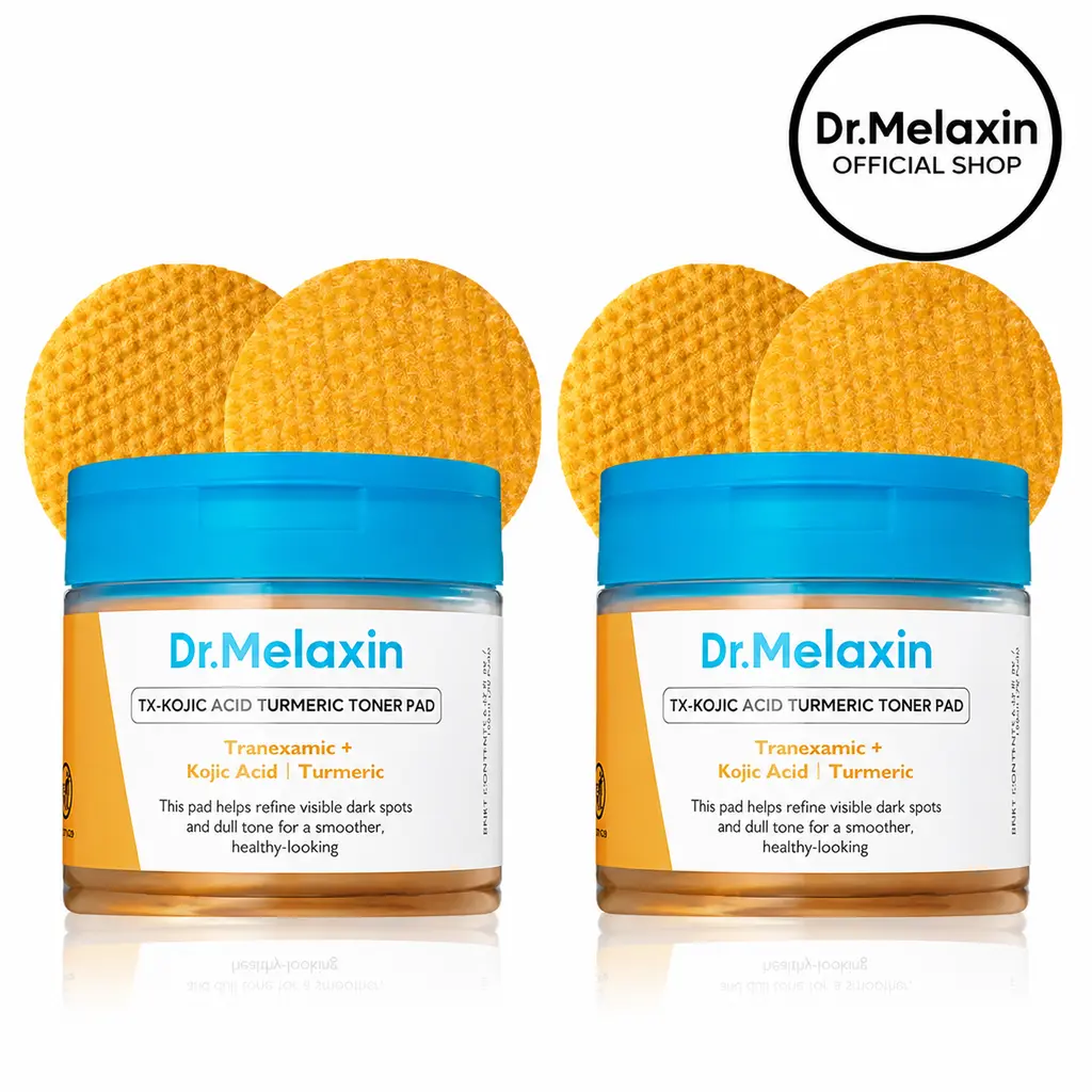 [Dr.Melaxin] TX Kojic Acid Turmeric Toner Pads 70pcs - Kojic Acid, Turmeric, Tranexamic Acid, Beautiful Skin, Brightening Toner Pad, Pigmentation, Keratin, Korean Skin Care, Korean Cosmetics