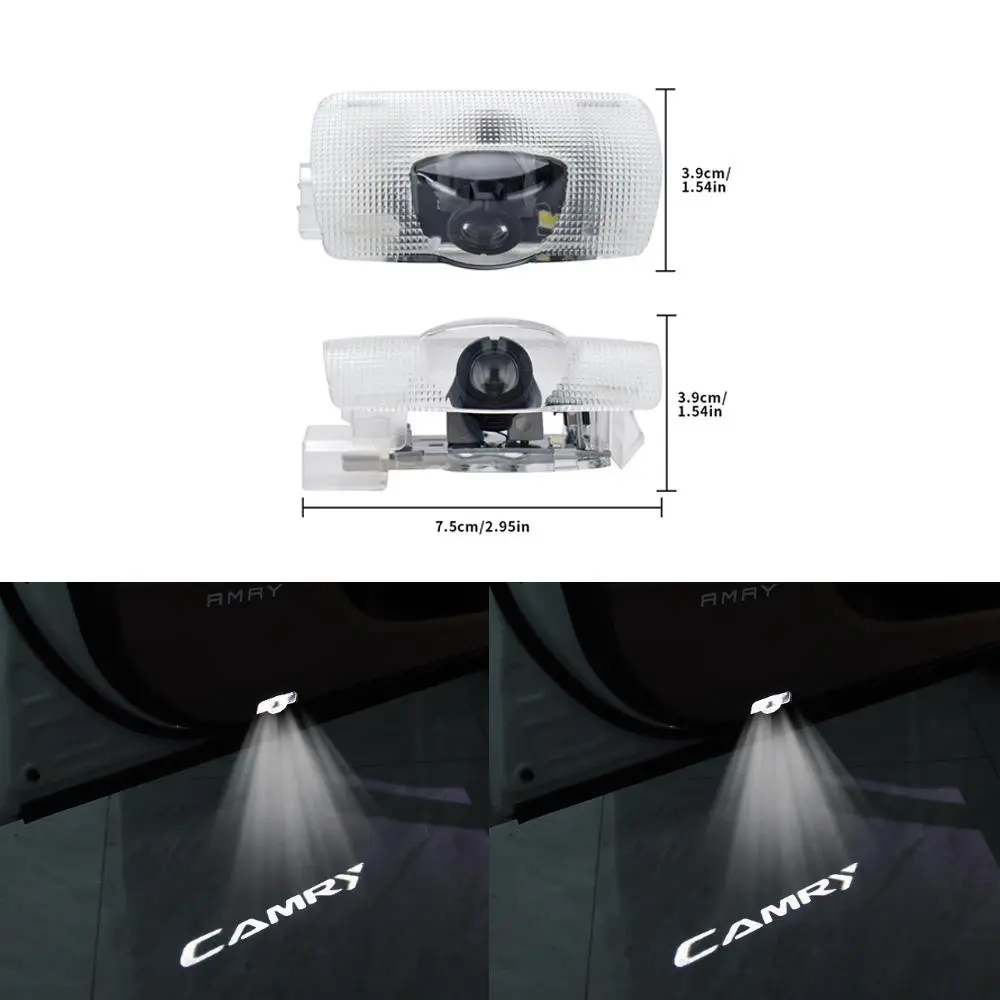 CAMRY Ghost For Toyota Door Light 2pcs CAMRY Shadow Light LED Door Welcome Light  For Toyota CAMRY Car Style Toyota Door Light