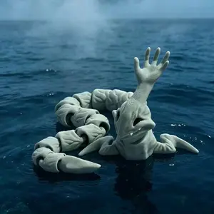 2026 New 3d Printed Large Subnautica Sea Monster Action Figure El Gran Maja Figure Sea Monster Figure Figurine ﻿Ornament