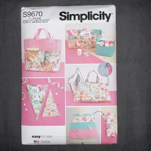 Simplicity S9670 Sewing room Accessories