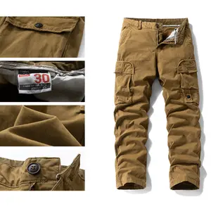 Men’s Basic Stylish Casual Menswear Washed Finish Cargo Jogger Pants - Multiple Pockets, Zipper Closure, Durable, Breathable, Skin-Friendly, Comfortable, Lightweight, Simple, Multi-Color, Versatile for Everyday Outdoor Wear