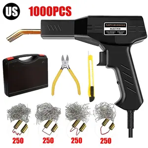 Plastic Welding Gun Hot Melt Machine Welding Kit, Welding Nail Repair Kit, Car Bumper Repair Tool, Car Body Repair Tool, Welding Wire, Plastic Welder