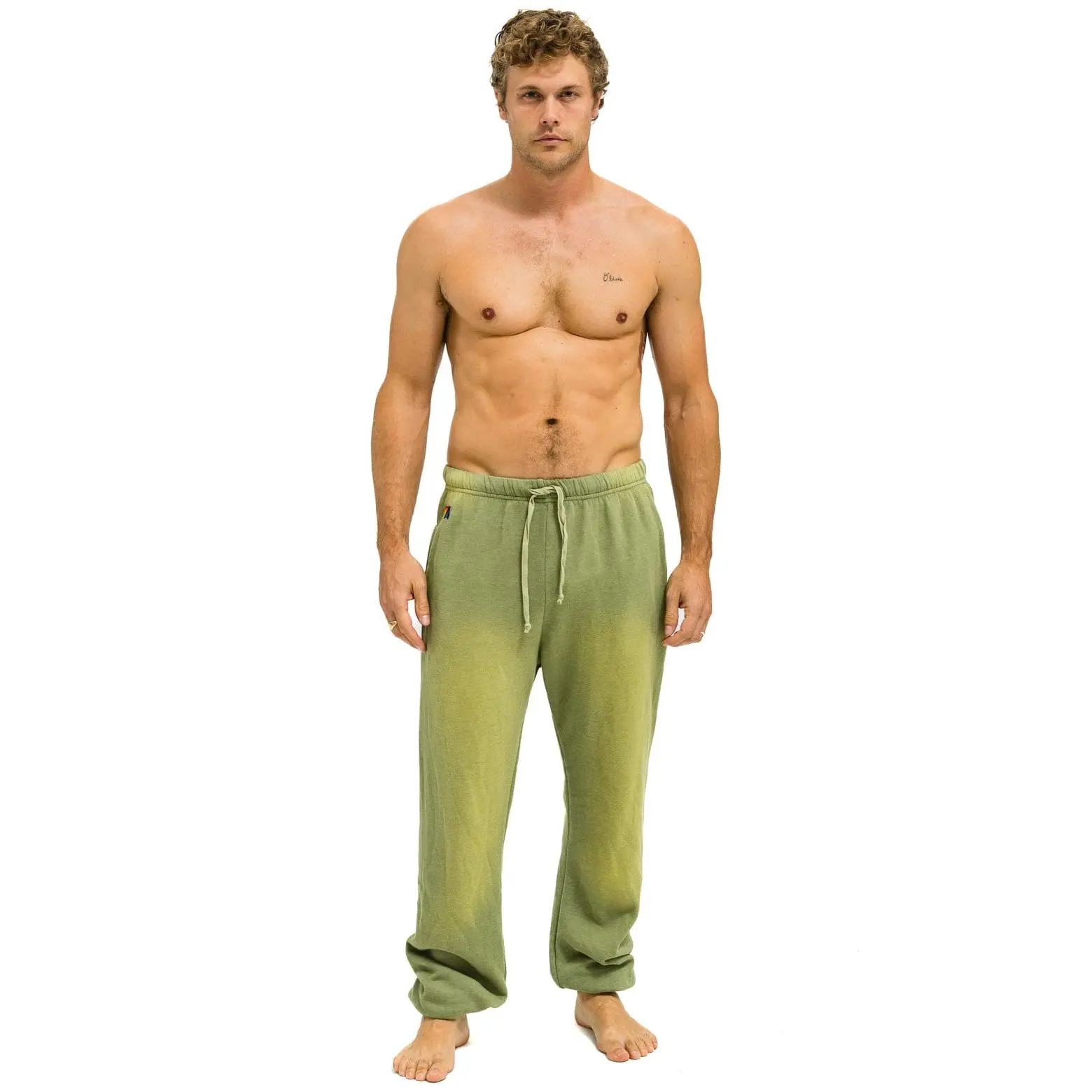 ESSENTIAL SWEATPANTS - FADED ARMY