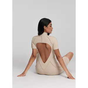 Sleek Shorts Catsuit | Catline Collection | Womenswear