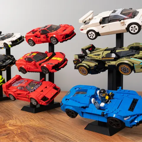 3 Tier Riser Display Shelf for Brick Built Vehicles - Ultimate Collectors Display