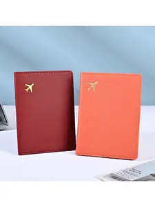 2026 New High-End PU Leather Passport Holder, Passport Cover, Anti-Theft Passport Storage Bag, Travel Essential, Unisex Travel Wallet, Vacation Must-Have, Travel Accessories