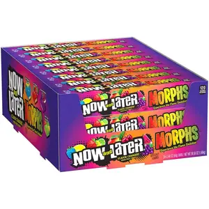 Now & Later Morphs Mixed Fruit Chew Snack Pack, 2.44 oz, 24 Count