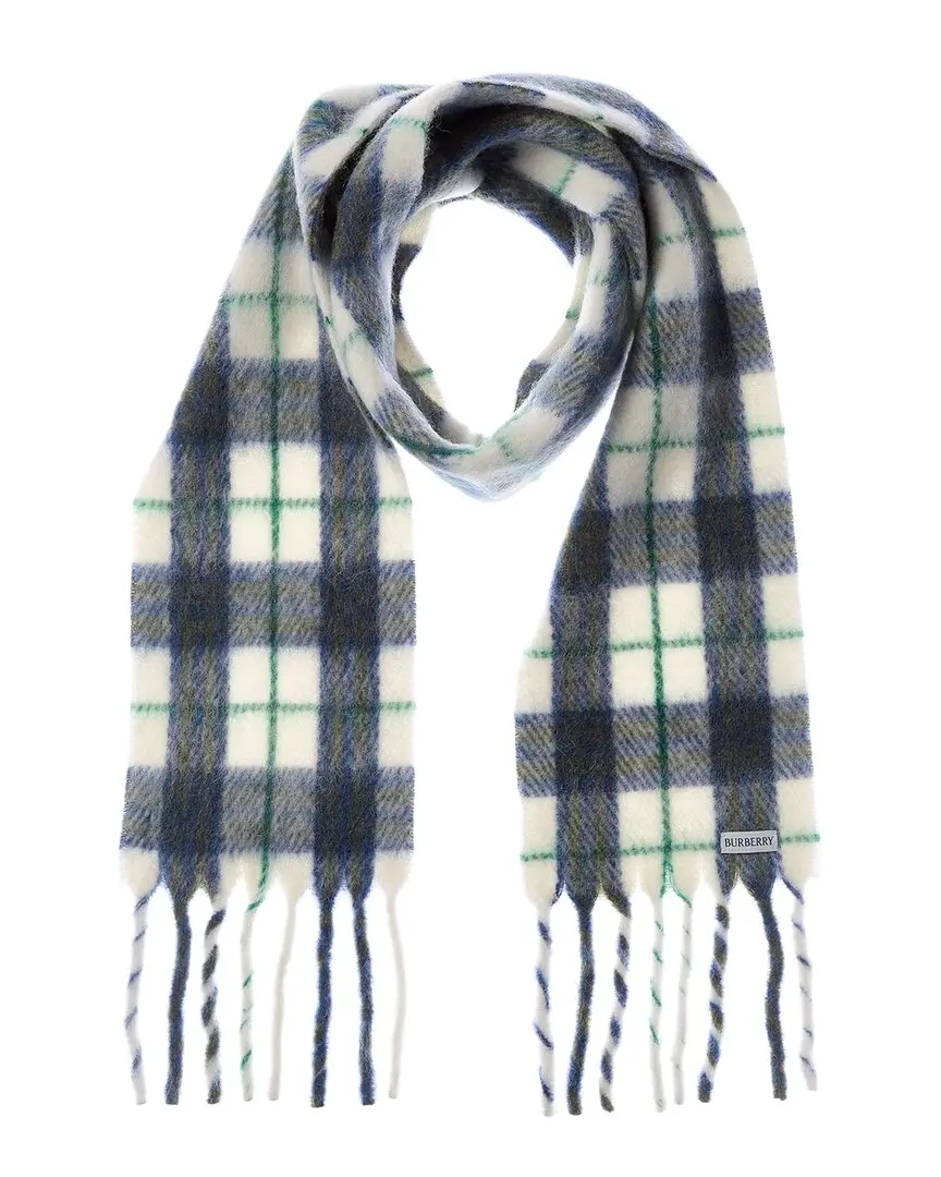 Burberry Check Wool-Blend Scarf