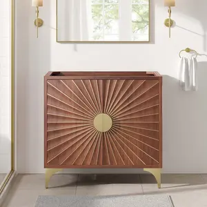 Daylight 36" Bathroom Vanity Cabinet in Walnut Daylight 36" Bathroom Vanity Cabinet in Walnut
