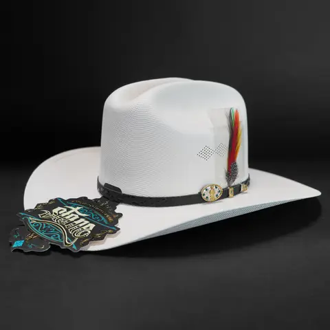 Stone 1000X Edicion San Judas Chaparral Style Telar Brim 3.5" Cowboy Hat Sombrero Short Crown 4.5"