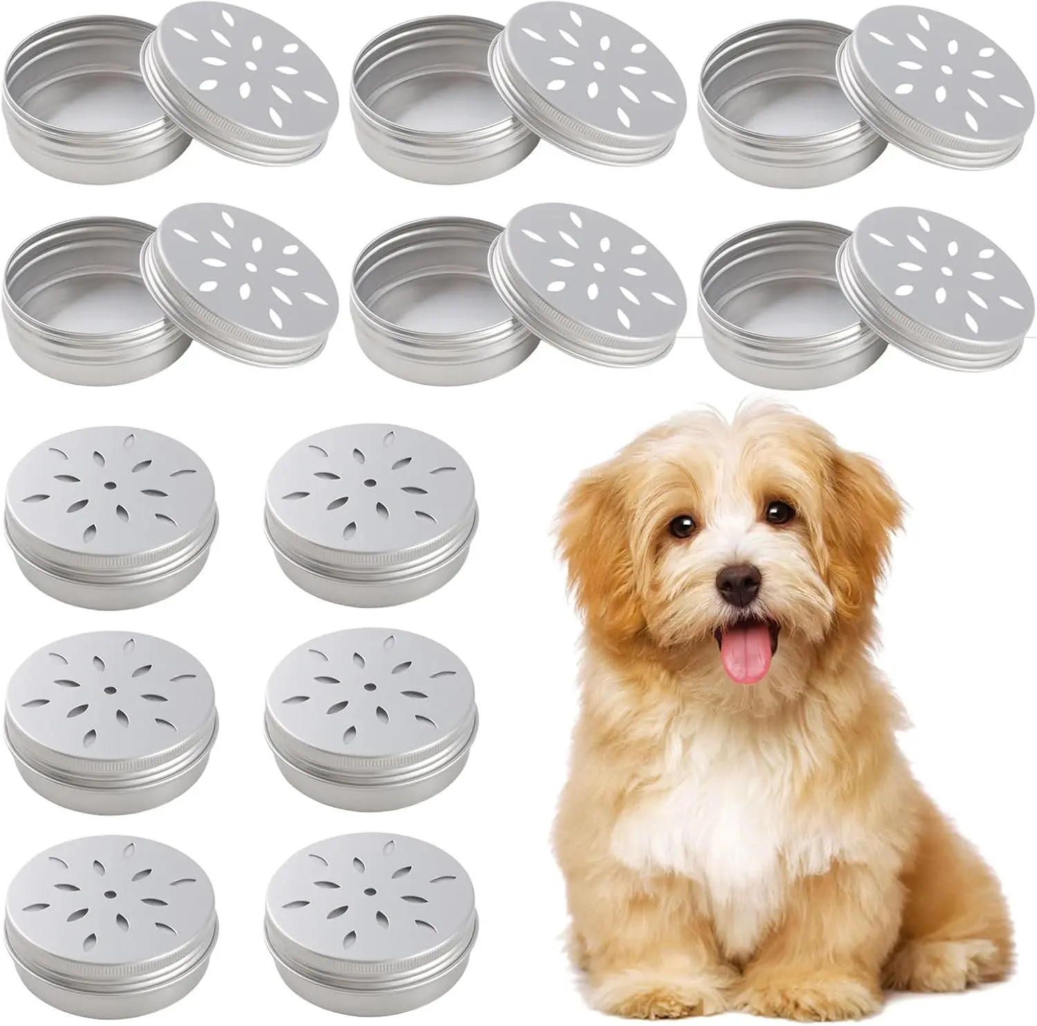 12 Pack Scent Training for Dogs Scent Tins Small Dog Food Container