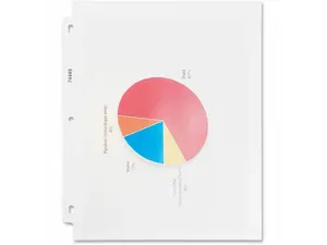 Business Source Sheet Protectors Top Load 3.3 mil 11"x8-1/2" 100/BX Nonglare