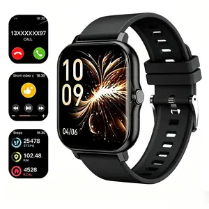 Smart watch, wireless talking/dialing, multi-sport mode, call reminder and rejection, SMS reminder, message reminder, various APP reminders, multi-function display, HD screen, multiple colors Alloy Charging Pink Smartphone Usb Wearable Rechargeable tiktok