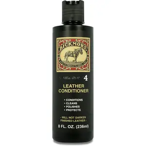 Bick 4 Leather Conditioner and Leather Cleaner 8 oz - Will Not Darken Leather - Safe For All Colors of Leather Apparel, Furniture, Jackets, Shoes, Auto Interiors, Bags & All Other Leather Accessories
