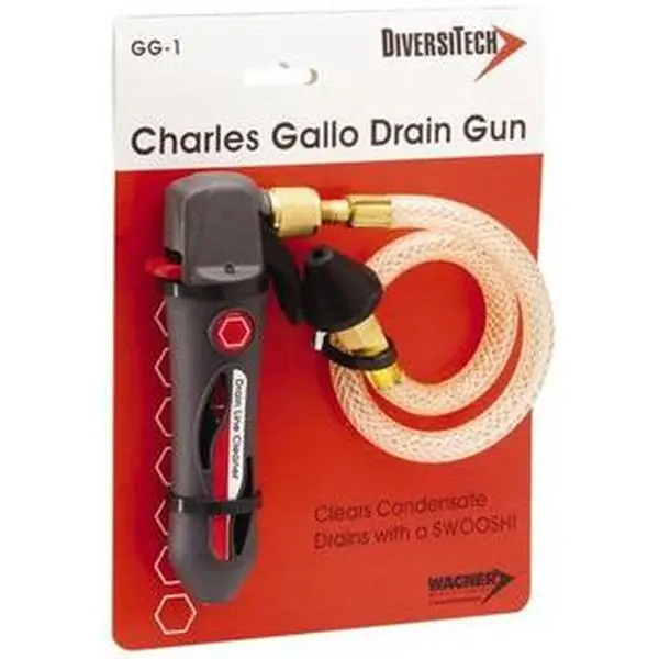 Made in USA GG-1 Model Kinetic Gallo Drain Gun, 3/8 - 3/4 Inch Pipe Tool for Automotive Car Washing & Maintenance, Pipe Clearance, Minimum Order Quantity=1