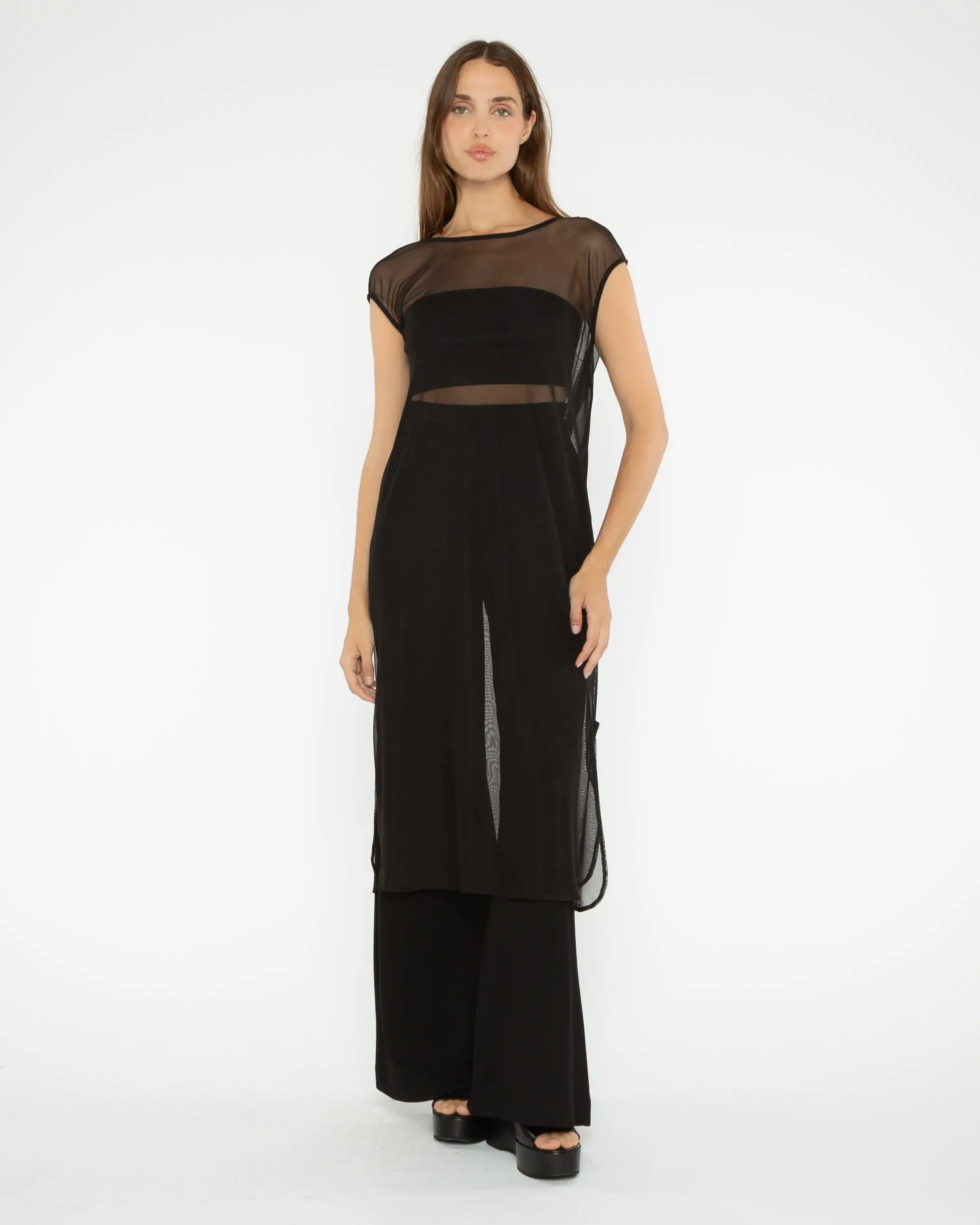 Mesh Column Dress - Wholesale