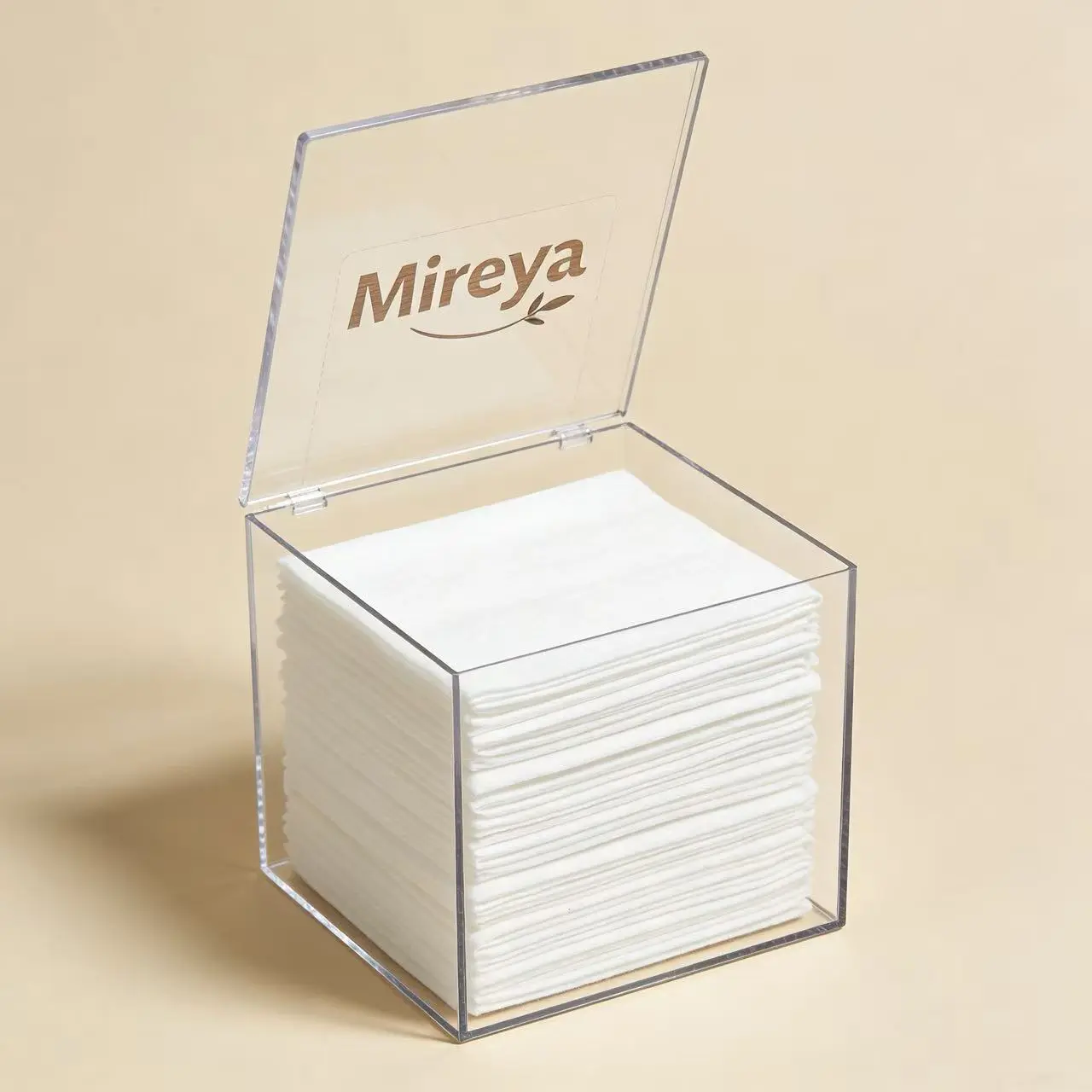 Clear Acrylic Box with face towels XL Clear Acrylic Box with face towels XL