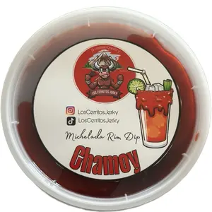 LosCerriosJerk Chamoy Rim Dip for Micheladas & Fruit - Chili/Sweet Sauce - Perfect for Dressing - Snack