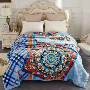 Heavy Fleece Plush Blankets – 8 lbs 2 Ply Reversible Super Soft Fuzzy Warm Microfiber Thermal Blanket
