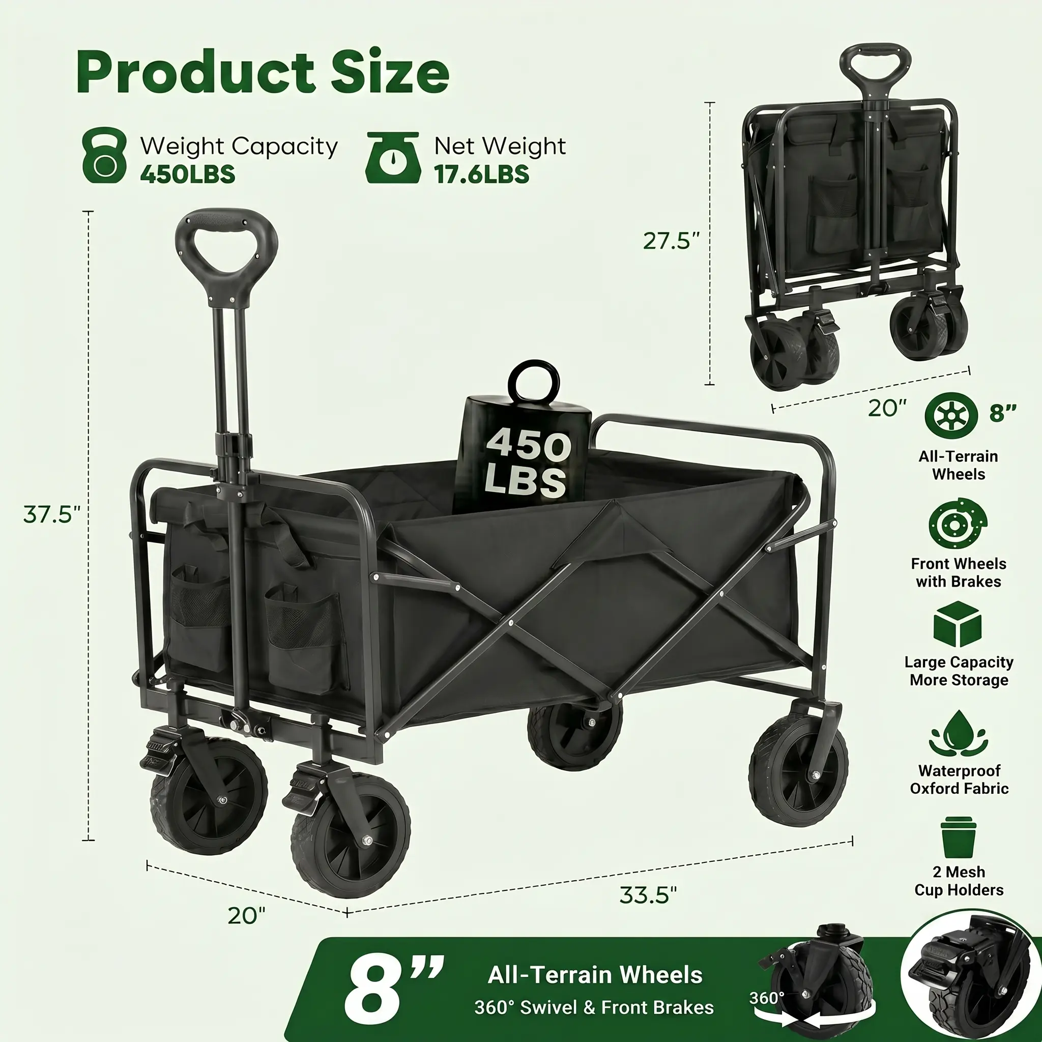 Large Cart  (MAX450LBS)