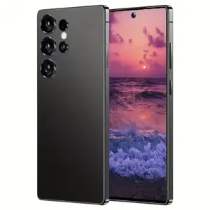 25Ultra Android Smartphone, 6.8 Inch Dual 108MP+48MP Cameras, Long-Lasting 6800mAh Battery, OTG Function, Facial Recognition Unlocking, Stylus, 12GB RAM +512GB ROM, 5G Network Android Card 6.8 Inch Dual