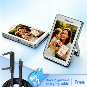 [WeeklyDeals] – E-Ink Display Power Bank: 5000mAh Magnetic Wireless Fast Charger with Customizable Photo Screen | MagSafe Compatible for iPhone & Android | Valentine’s Day Birthday Anniversary Gift