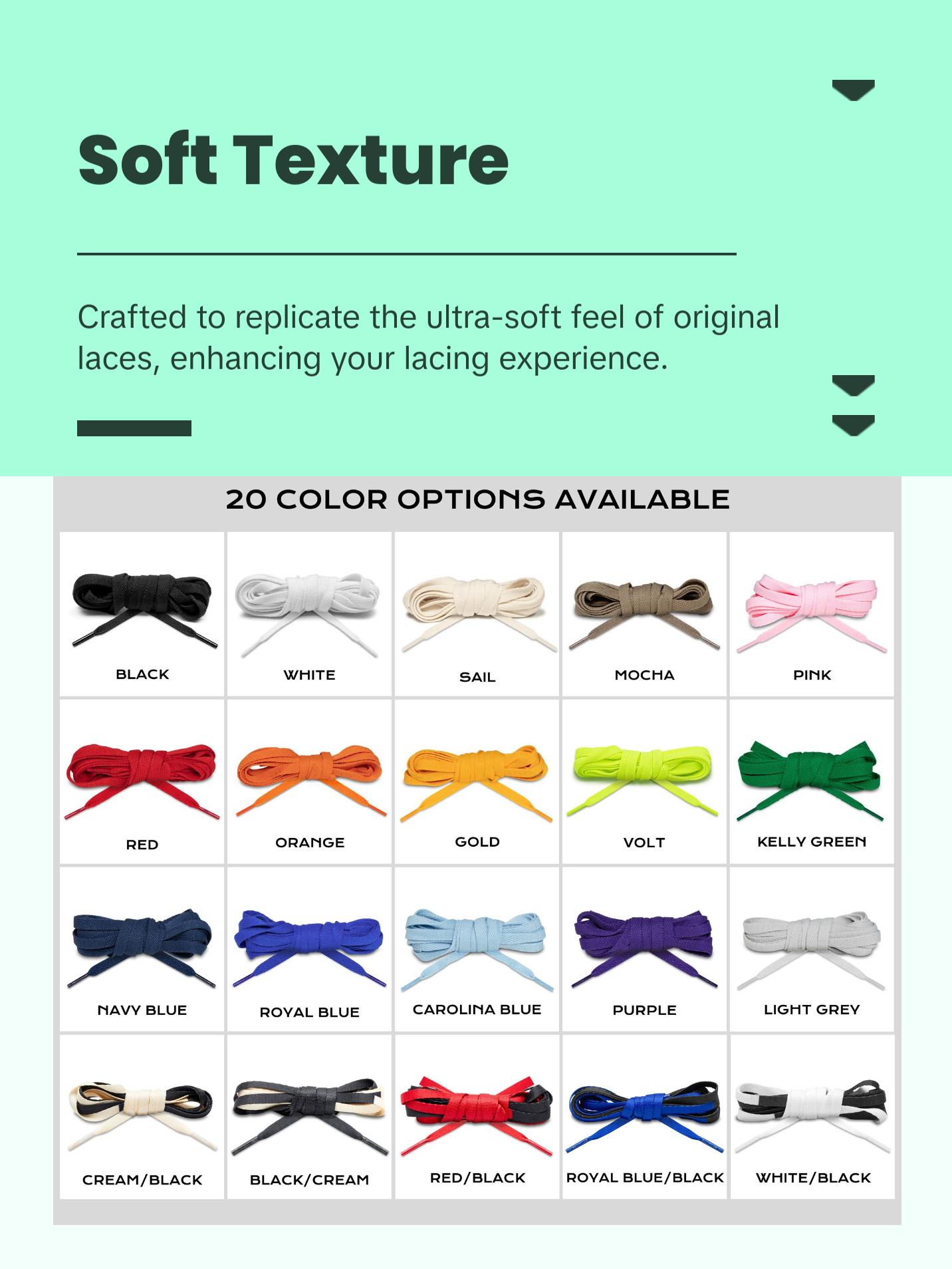 Kelly Green Jordan 1 Replacement Shoelaces