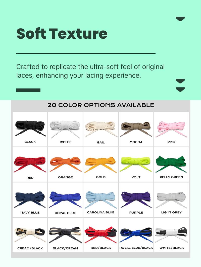 Kelly Green Jordan 1 Replacement Shoelaces