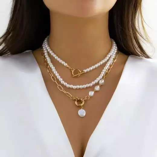 Golden set with three layers