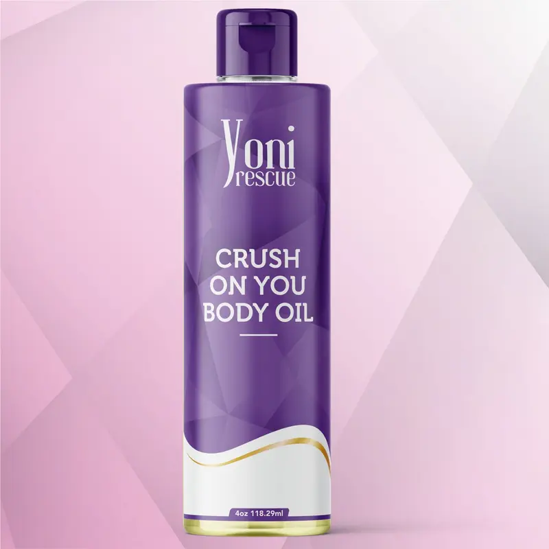 Crush On You Body Oil, 4oz, with Apricot, Jojoba, Avocado Oils & Vitamin E Oil, Daily Moisturizer, Fast-Absorbing, Nourishes and Hydrates Skin, Body Care, Jasmine & Honey Suckle layer Fragrance Hydrating Moisturizing