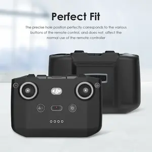Premium Silicone Protective Case for DJI Remote Controllers - Compatible with MINI 3, 4K, AIR 2, Mavic 3 & More - Durable, Easy-Access Design in Vibrant Red - Dust & Scratch Protection Sleeve
