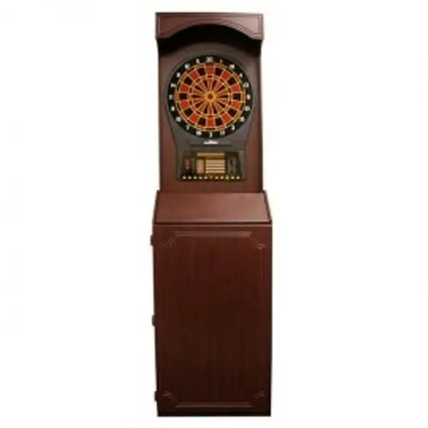 Arcade-Style Darts Cabinet with Arachnid Cricket Pro 800 Electronic Dartboard, 82lbs Weight, Weight 82Lbs