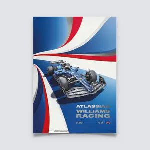 Atlassian Williams Racing | British Grand Prix™ 2025 | FW47 Poster