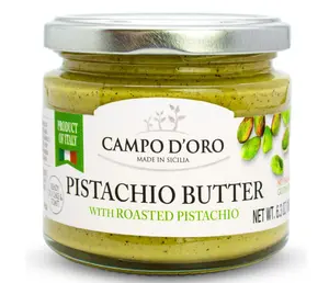 Pistachio Butter Sweet Spreadable Cream, 6.3 oz (180g), Rich & Nutty for Knafeh Pistachio Dubai Chocolate Bars