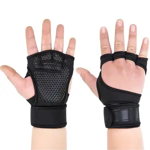 Gym Gloves with Wrist Support, Enhanced Grip, Fitness Gloves for Men & Women, Crossfit, Gymnastics, Weightlifting, Sports Training Accessories