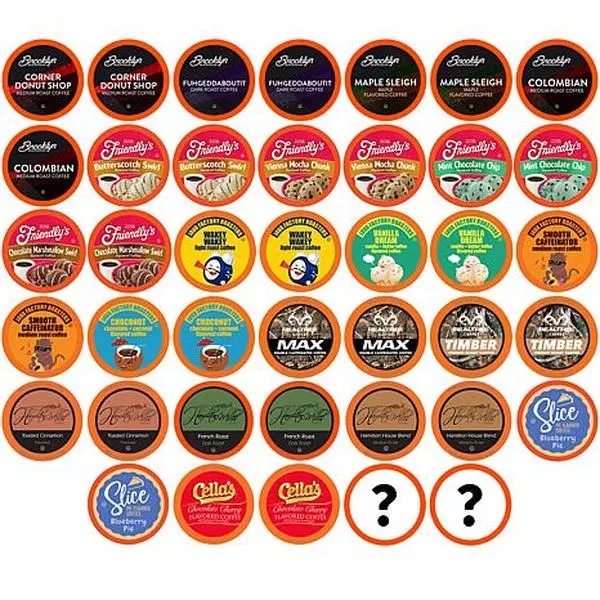 Two Rivers Coffee 40ct Coffee Lovers Variety Sampler Two Rivers Coffee 40ct Coffee Lovers Variety Sampler