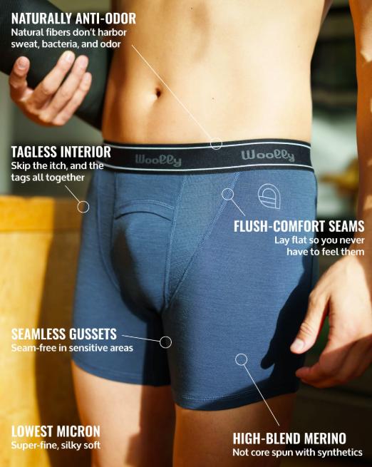 MerinoAire Boxer Briefs- Menswear