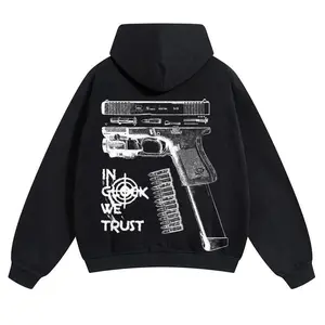 Men’s retro graphic print pullover hoodie/sweatshirt/T-shirt — unisex style, 100% cotton