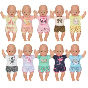 Summer New 18 Inch American Girl Doll Clothes, Toy Dress-Up Casual Sleepwear, Summer Fashion Doll