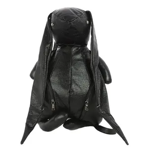 Faux Leather Long Ears Bunny Backpack