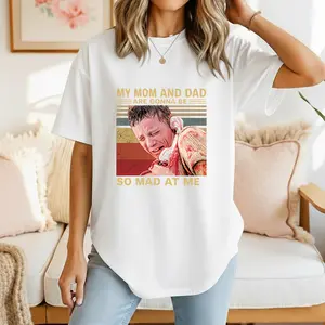 My Mom And Dad Are Gonna Be So Mad At Me Shirt Scream Ghost Face Matthew Lillard Fan Lover T-Shirt Casual Fit Movie Fan Shirt