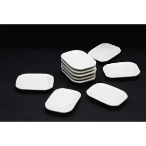 Set of 10 White Ceramic Plate & Bowl Decorative Accents – Handmade Tabletop Display