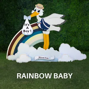 Rainbow Baby Stork