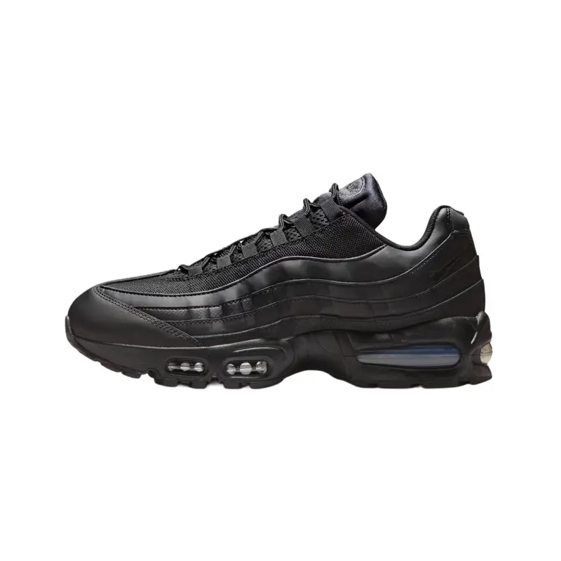 Nike Air Max 95 OG Black Men’s Athletic Sneaker, Daily Walking Shoes, Sports Shoes for Runners, Classic, Casual, Streetwear, Running, Anthracite, Black/Black/Anthracite
