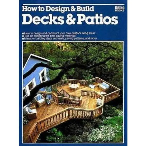 USED Book - How to Design & Build Decks & Patios by Lin Cotton (Paperback) - english