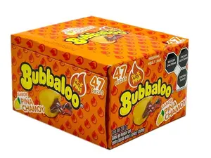 Adams Bubbaloo Piña Chamoy Bubble Gum 32/47ct