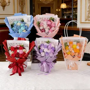 Artificial Rose Flower Large Bouquet Mother’s Day gift Valentine’s Day gift, Faux Bouquet Suitable For Wife, Mother, Home Decor Flowers, Spring Decoration