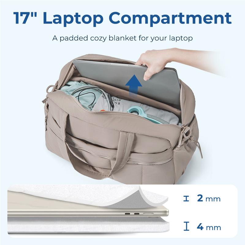 BAGSMART Puffy Water-Resistant Gym Travel Duffel Bag for Women with Wet Pocket, Carry on Weekender Bags, Water Resistant Workout Bag Sports Gym er Bags, Water Resistant Workout Bag Sports Gym TikTokShopHolidayHaul